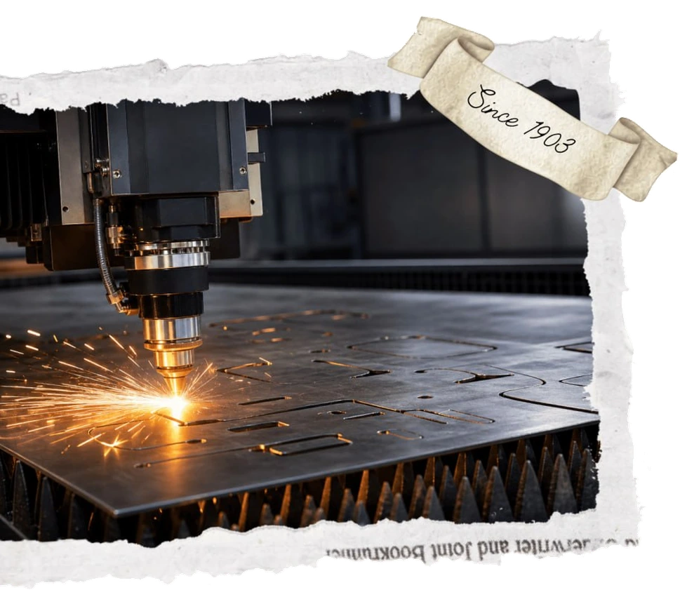 Laser cutting and sheet metal fabrication by Sidney & Hacking